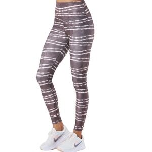 Scorpio Sol Tie Dye High Waist Rustic Plum Leggings Athleisure Activewear XL